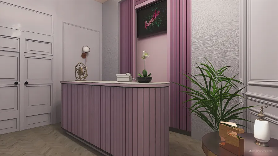 Modern StyleOther Purple Green Blue Orange Reception/Corridor/Staff Kitchen 3d design renderings