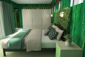 Green & Natural apartment Design Rendering