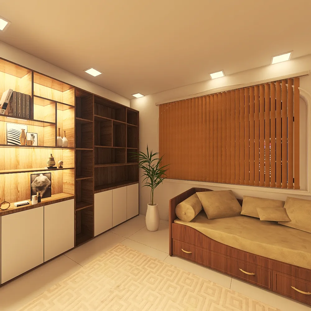 home office 3d design renderings