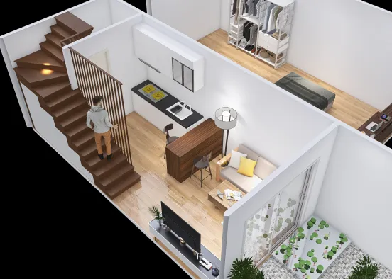 Small House Design Rendering