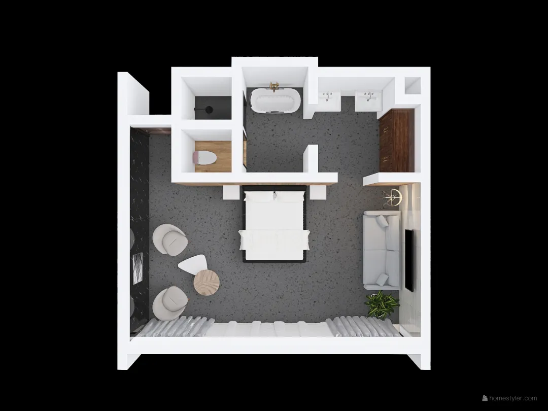 ProyecT Bedroom 3d design renderings