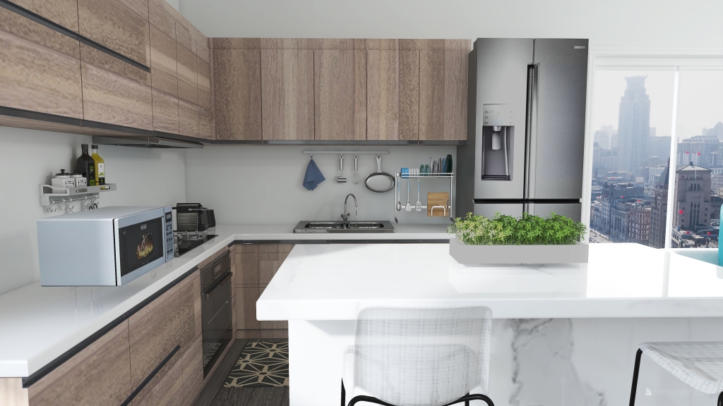 #HSDA2020Residential - Studio Apartment - MPLS 3d design renderings