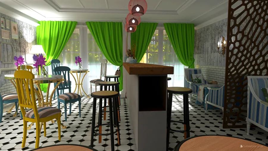 cafe 4  sizon 3d design renderings
