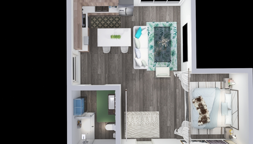 #HSDA2020Residential - Studio Apartment - MPLS 3d design picture 66.65