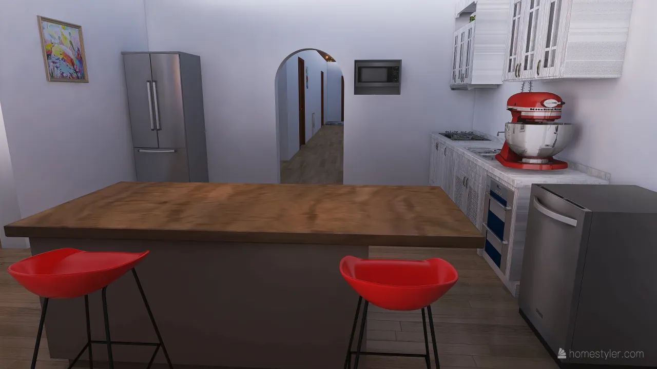 Kitchen 3d design renderings