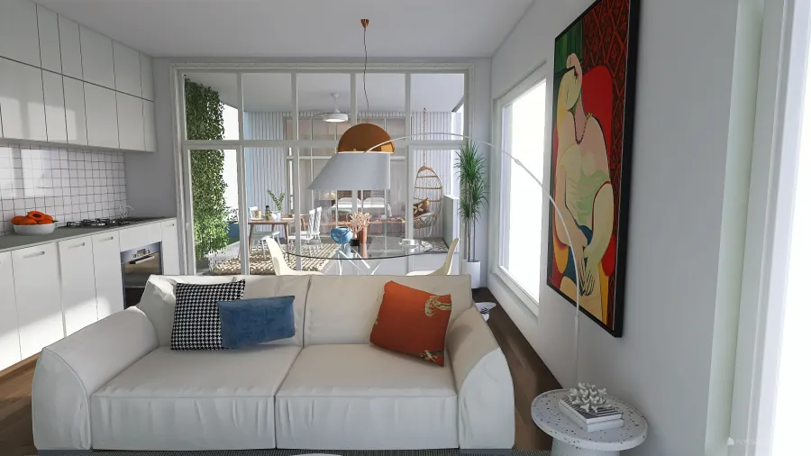 simple dreamy home 3d design renderings