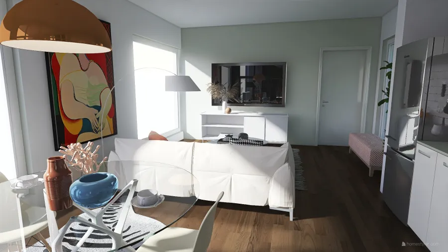 simple dreamy home 3d design renderings