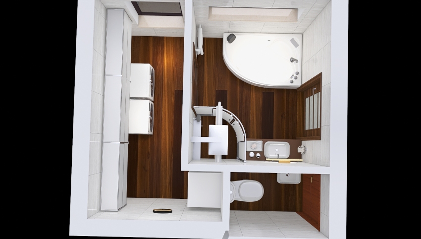 Bathroom, technical room, WC 3d design picture 12.84