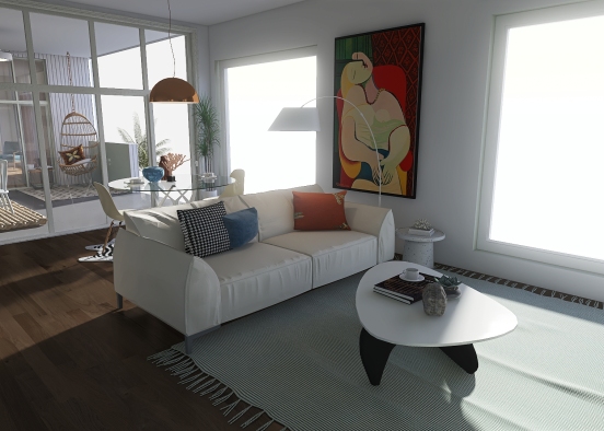 simple dreamy home Design Rendering