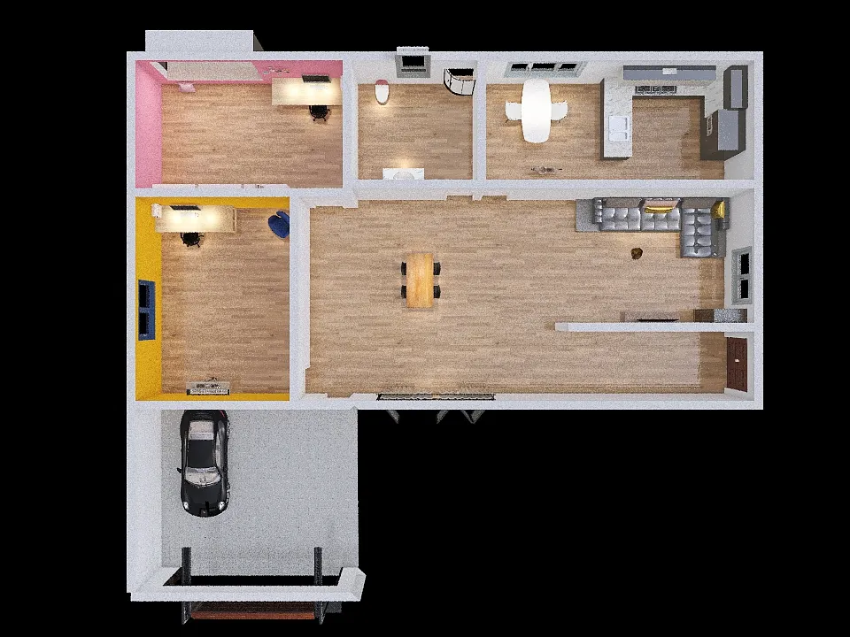 Casa Sabri 3d design renderings