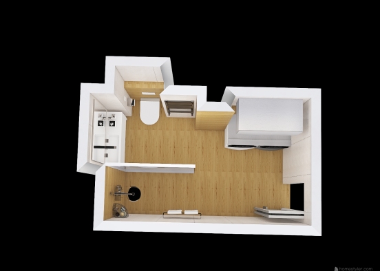 Design new bathroom and all flat Design Rendering