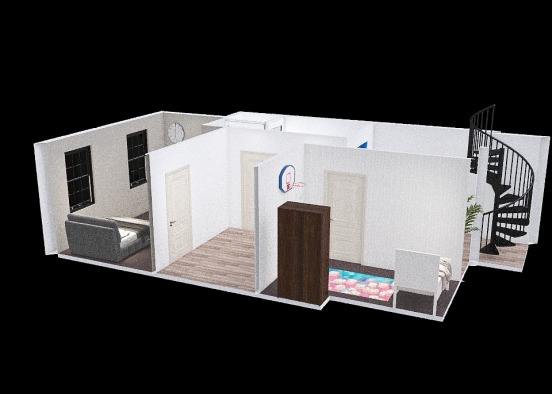 House CPT: Bedrooms Design Rendering