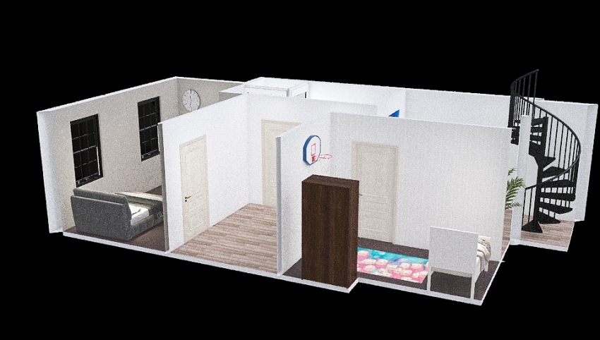 House CPT: Bedrooms 3d design picture 56.03