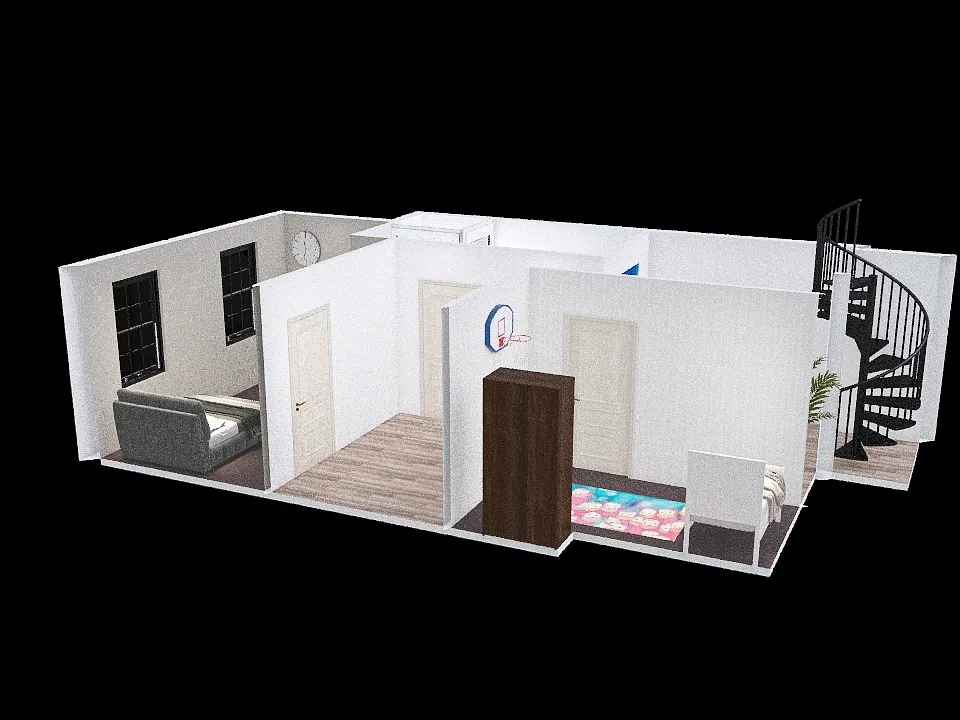 House CPT: Bedrooms 3d design renderings