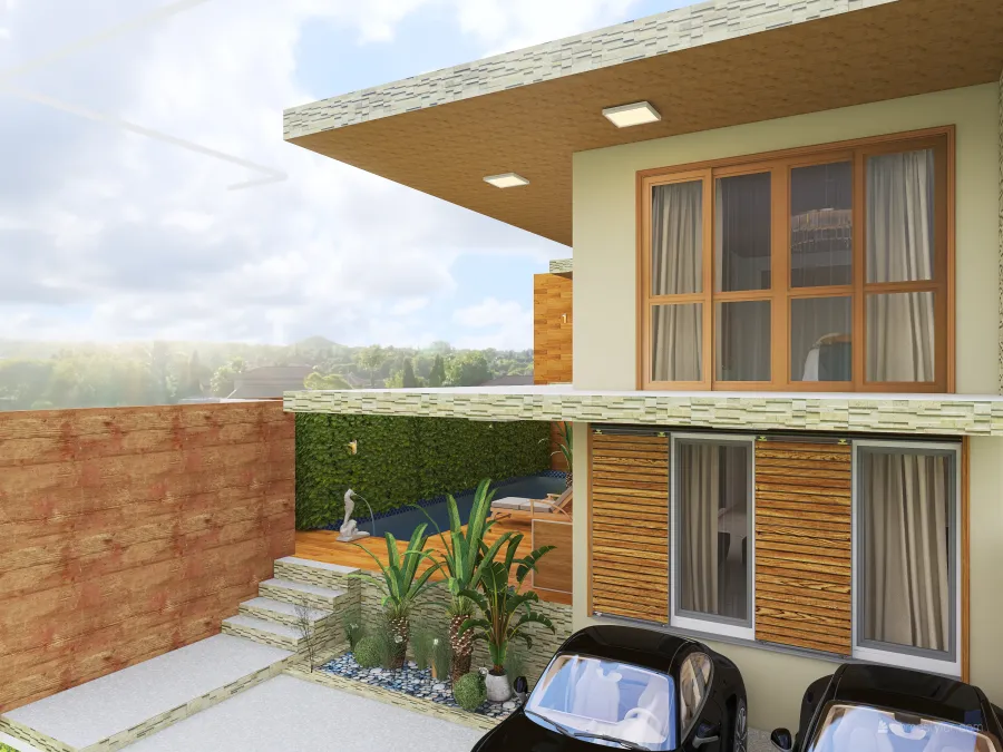 house Garden 3d design renderings