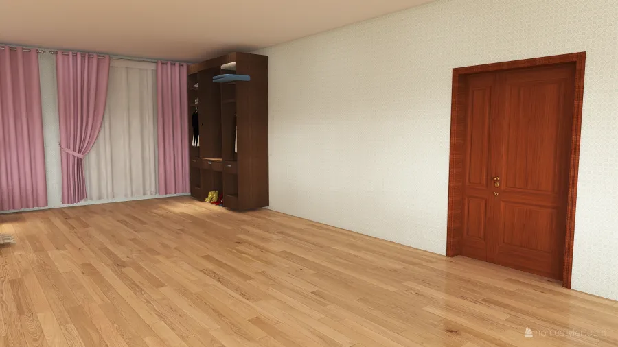 Bedroom and Bathroom 3d design renderings
