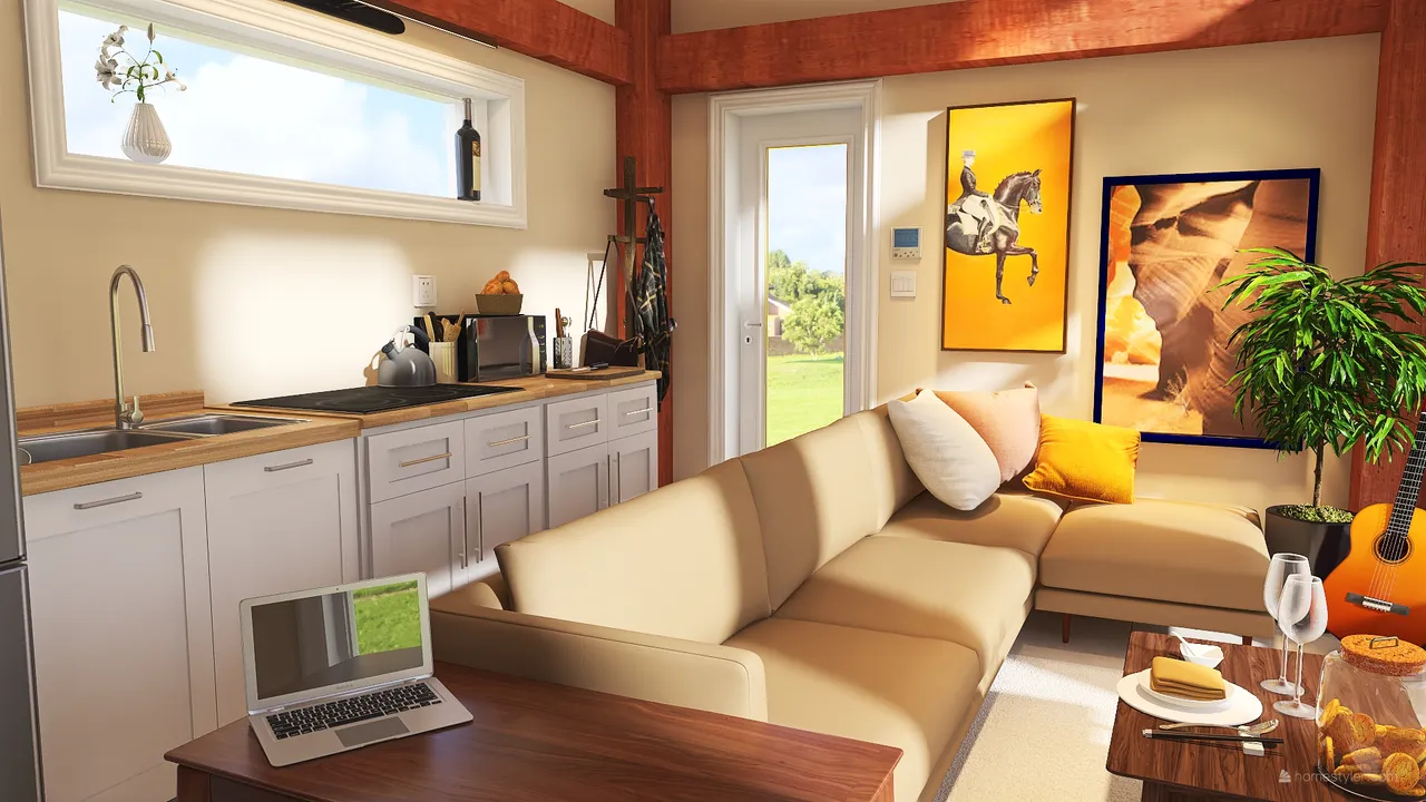 Tiny House 3d design renderings