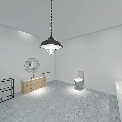 baño invitados 3d design renderings