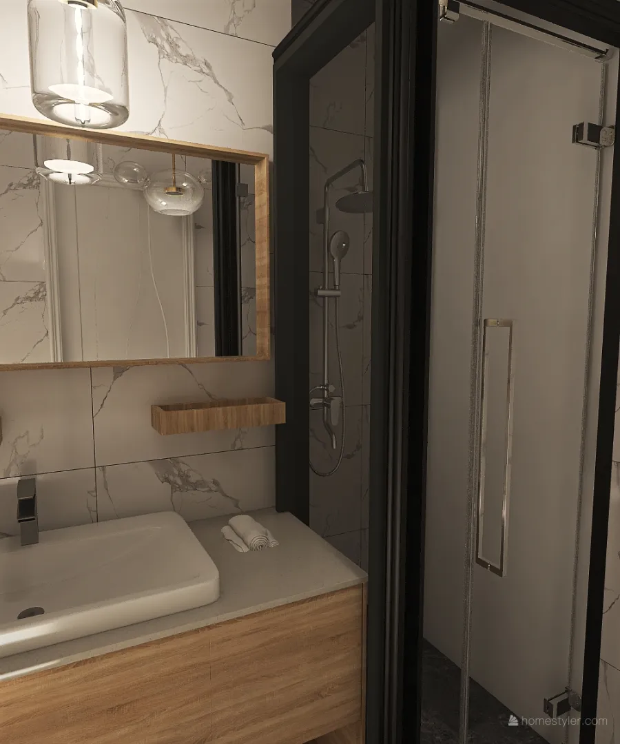 Little apartment in Tiraspol 3d design renderings