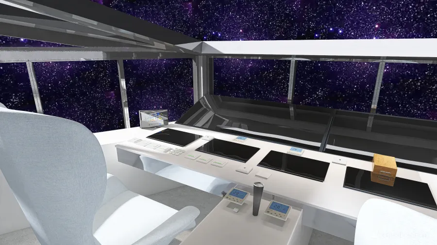 Astroship 3d design renderings