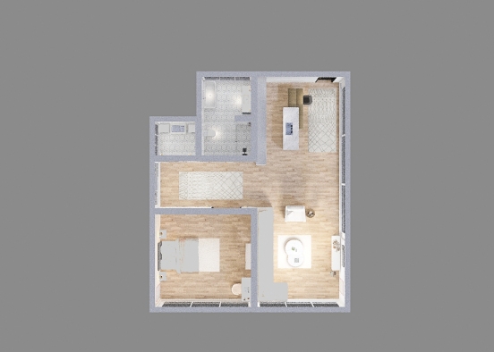 new york apartment Design Rendering