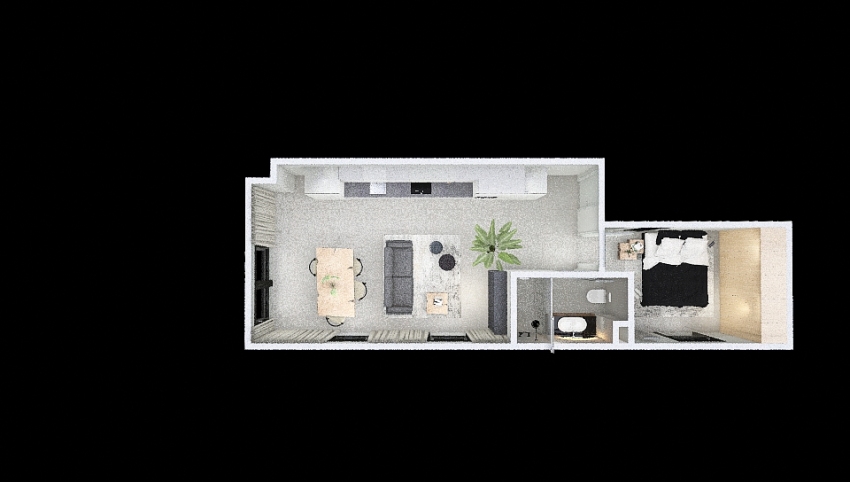 Minimalist apartment 3d design picture 56.05