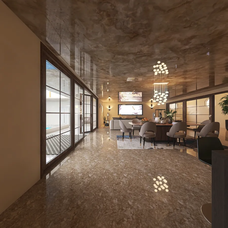 #HSDA2020Residential Luxurious Apartment India 3d design renderings