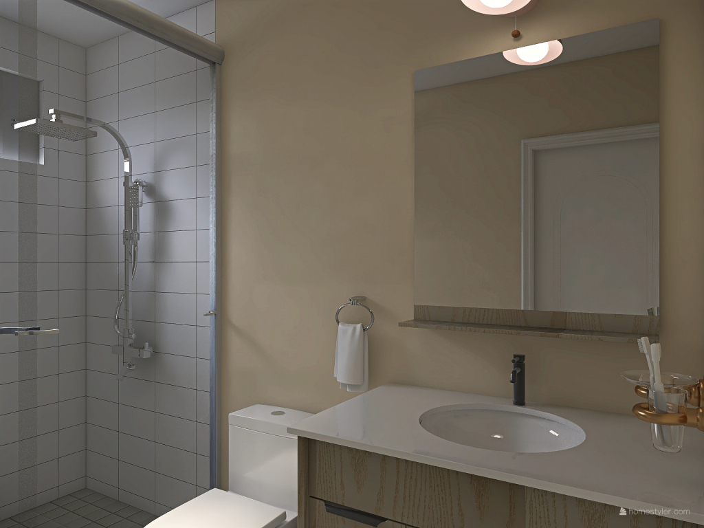 Baño 3d design renderings
