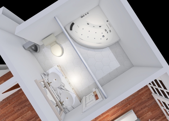 Master bathroom - Final Design Rendering