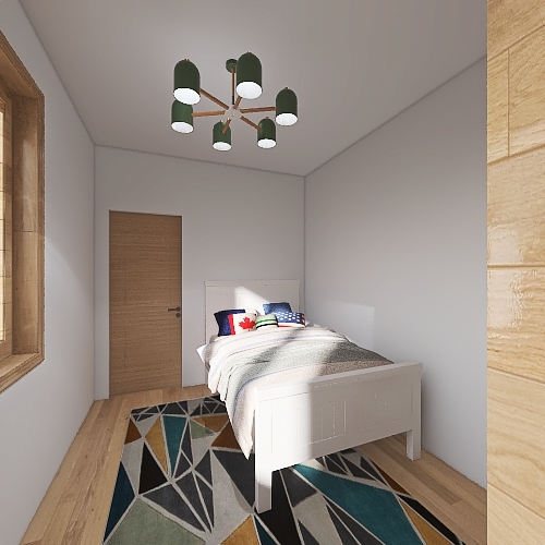 appartamento rustico 3d design renderings
