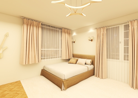 my dream bed room in Korea Design Rendering