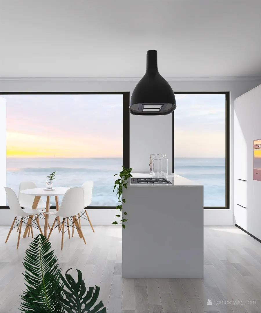 A Casa de praia 3d design renderings