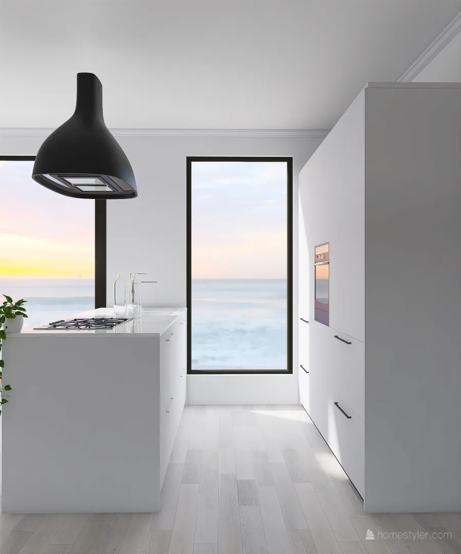 A Casa de praia 3d design renderings