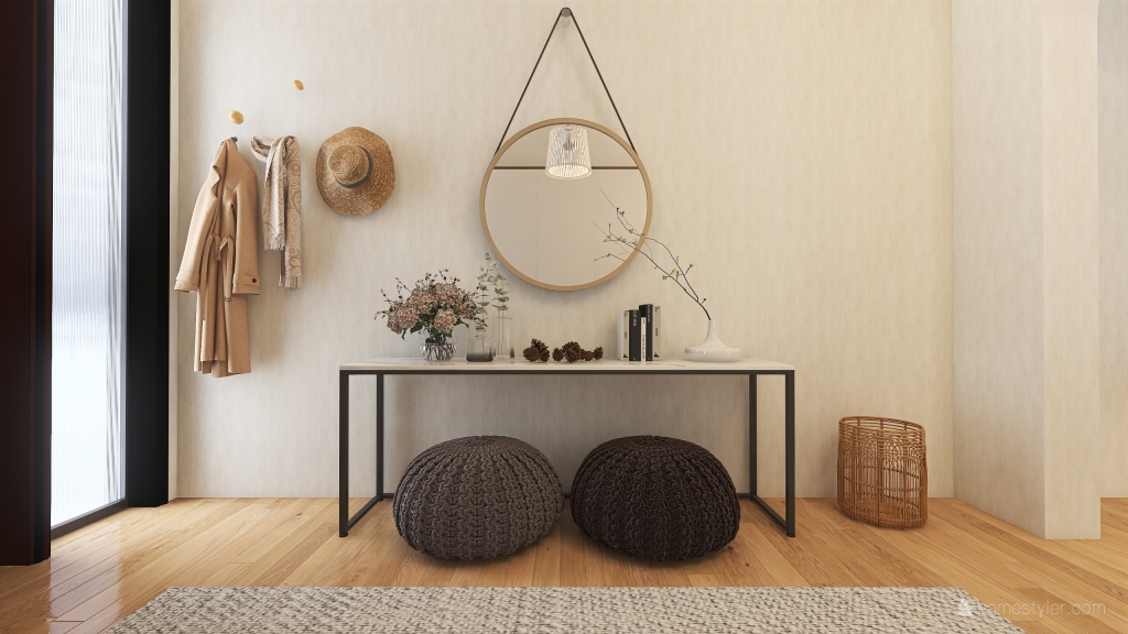 Modern Scandinavian WabiSabi #HSDA2020Residential MODERN MOUNTAIN HOUSE WoodTones Grey White 3d design renderings