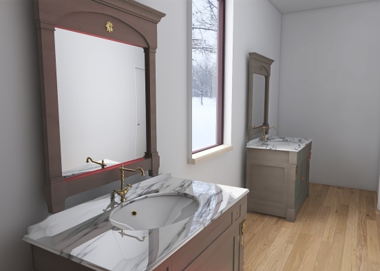 Kevin Pannone- Architecture 3B Master Bath project. Design Rendering