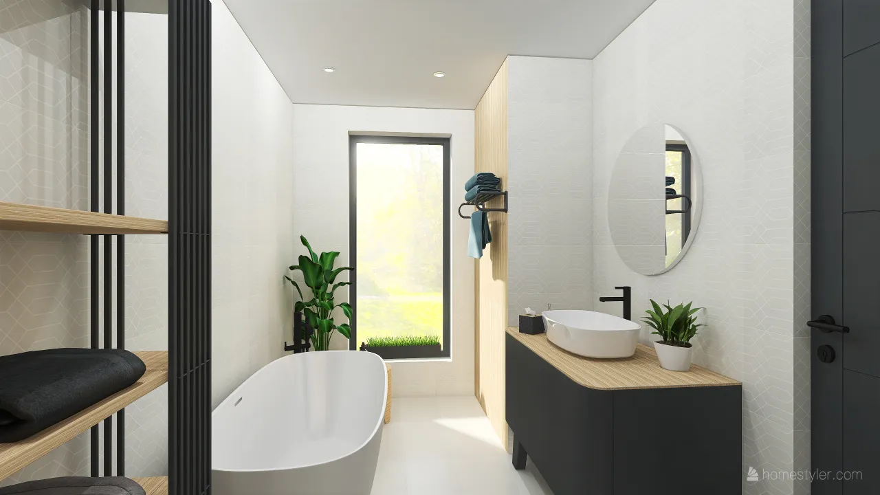 Bathroom 3d design renderings