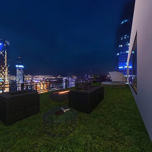 New York Penthouse 3d design renderings