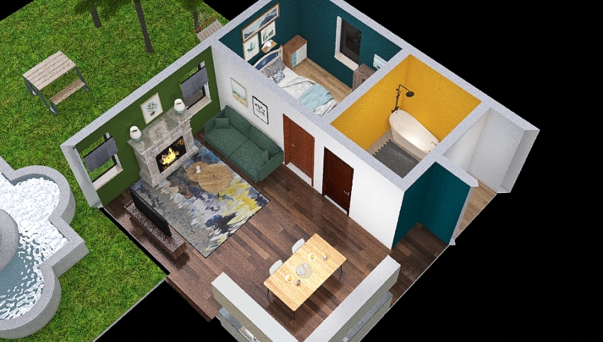 Small House. 3d design picture 164.35