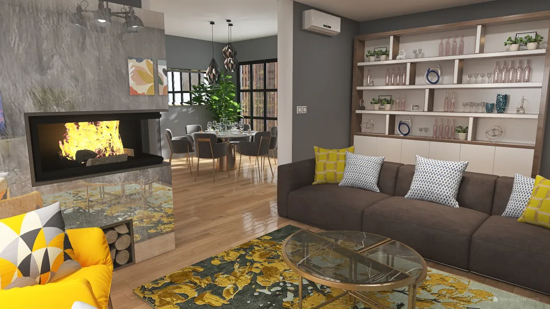 Apartmen 3d design renderings
