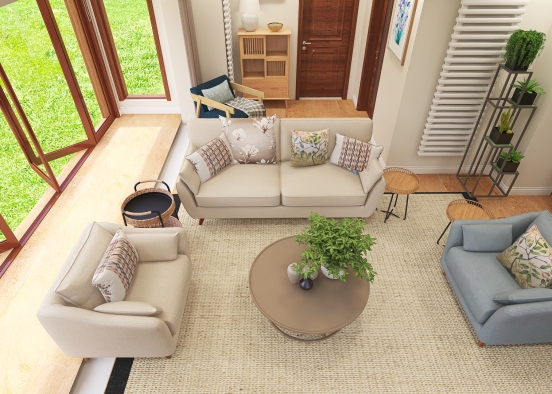 Nicola's living room v2 Design Rendering