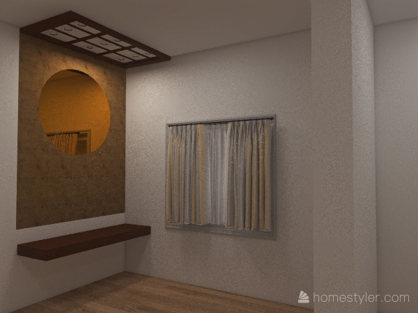 chiefly pooja and study corner 3d design renderings