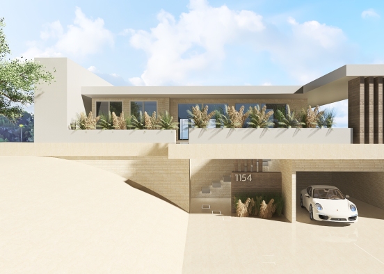 Modern Bohemian Casa del Medio Oriente Design Rendering