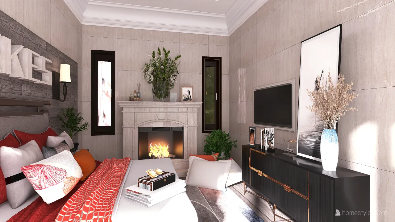 Contemporary White UnnamedSpace 3d design renderings