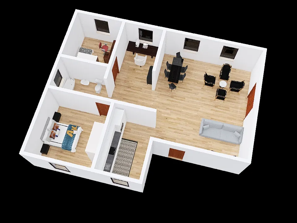 casa mattia 3d design renderings
