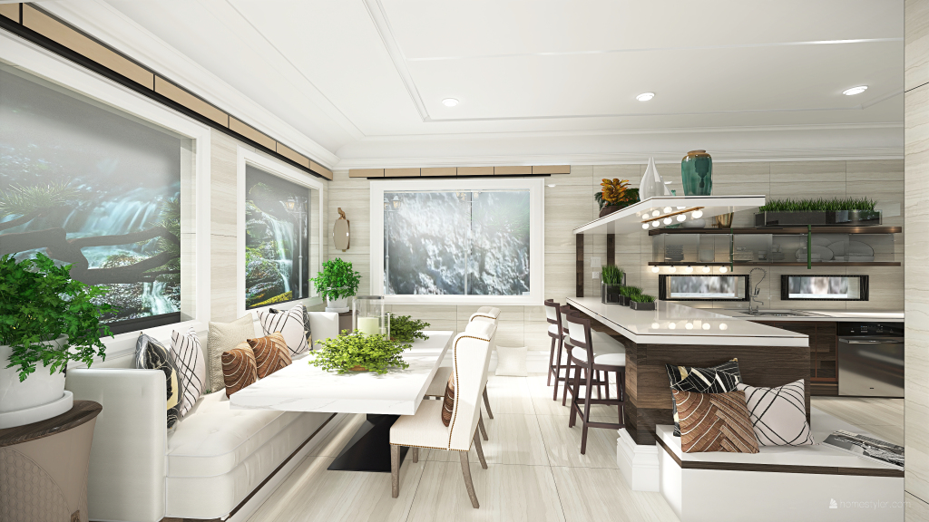 Contemporary #HSDA2020RESIDENTIAL - Mountain Hide Out White 3d design renderings