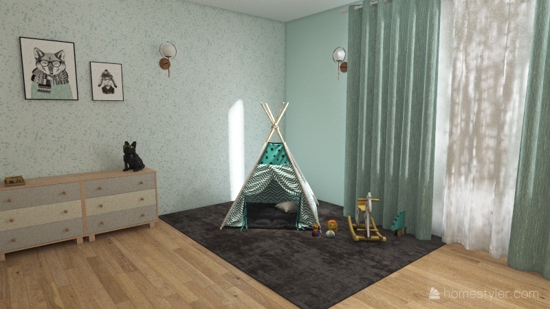 Moritas Bedroom 3d design renderings