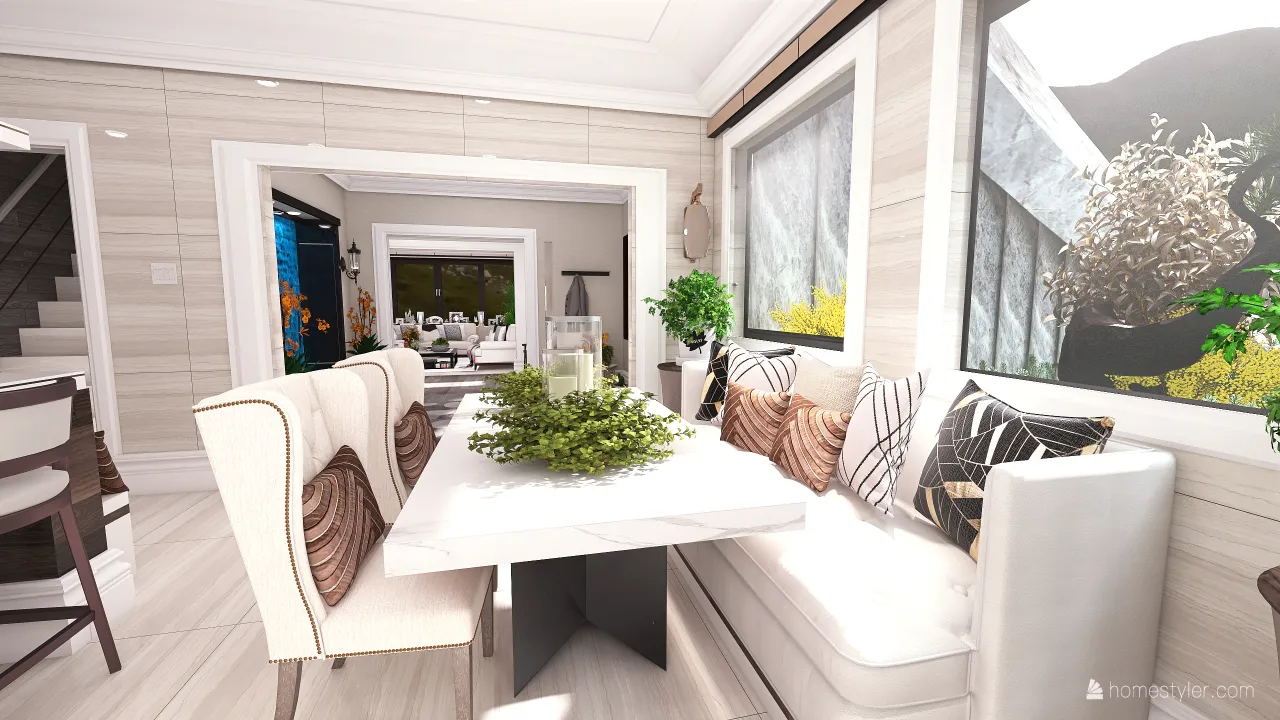 Contemporary White UnnamedSpace 3d design renderings