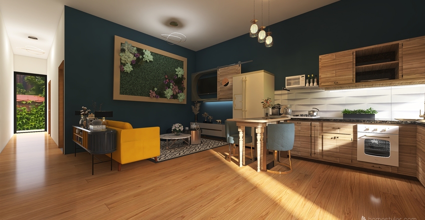 #HSDA2020Residential Container block Interior Design Render