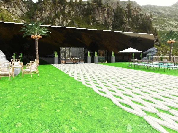 Copy of mountain cottage villa 3d design renderings
