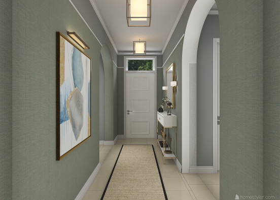 Hallway project Design Rendering
